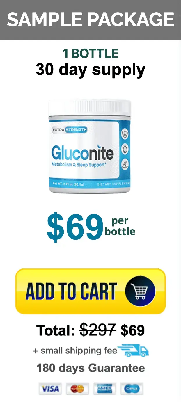 GlucoNite - 1 Bottle